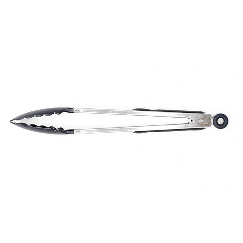 13 Inch Rust Resistant Nylon End Stainless Steel Dripless Kitchen Tongs - Image 2