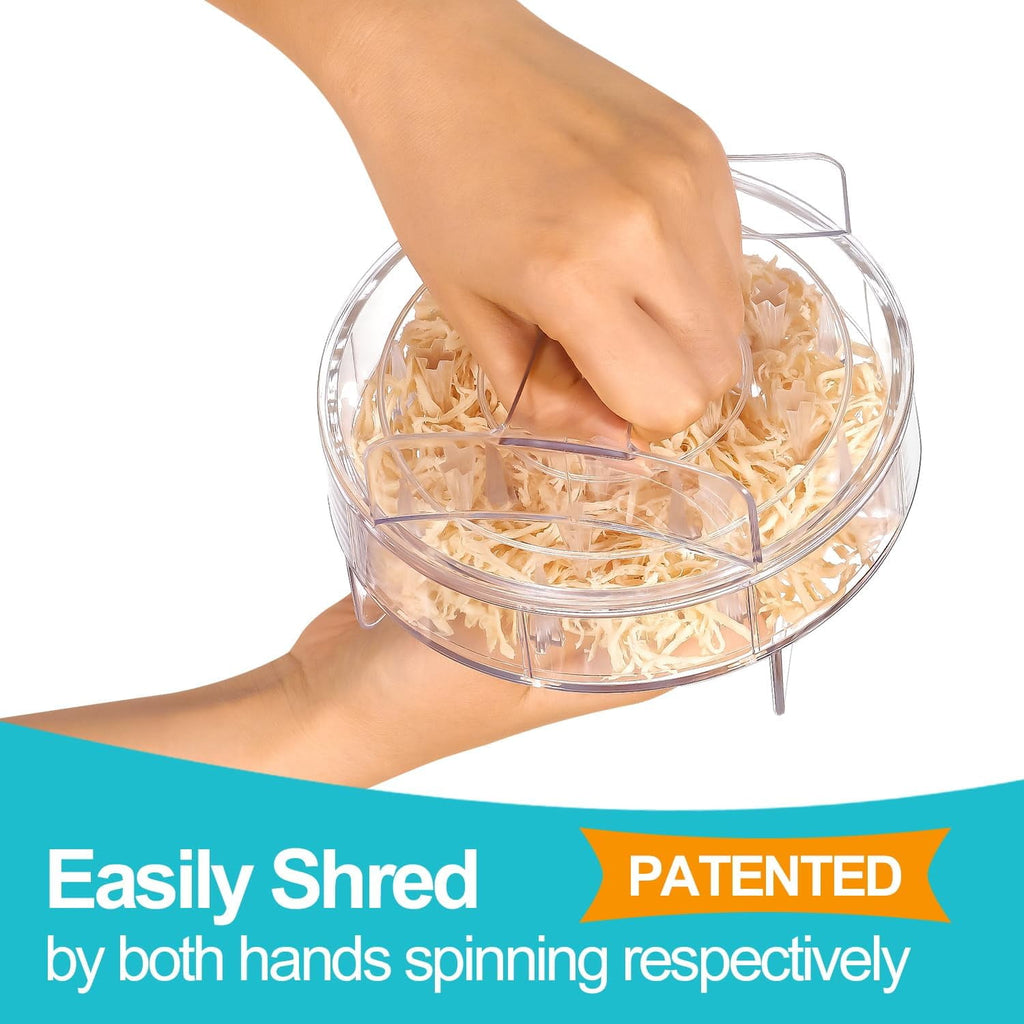 Clear Tool Twist, Meat Tool Twist, Breast Food Shredded Tool Twist Grinder Machine for Dog and Cat Food Meal Prep - Image 2