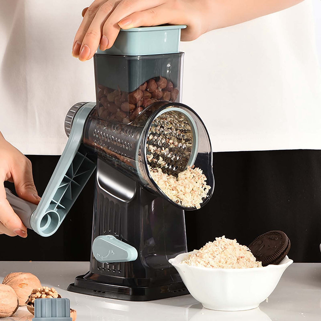 1 Pcs Multifunctional Hand Crank Vegetable Cutter Kitchen Gadget for Slicing Dicing Efficient Food Prep Essential Hom... - Image 4