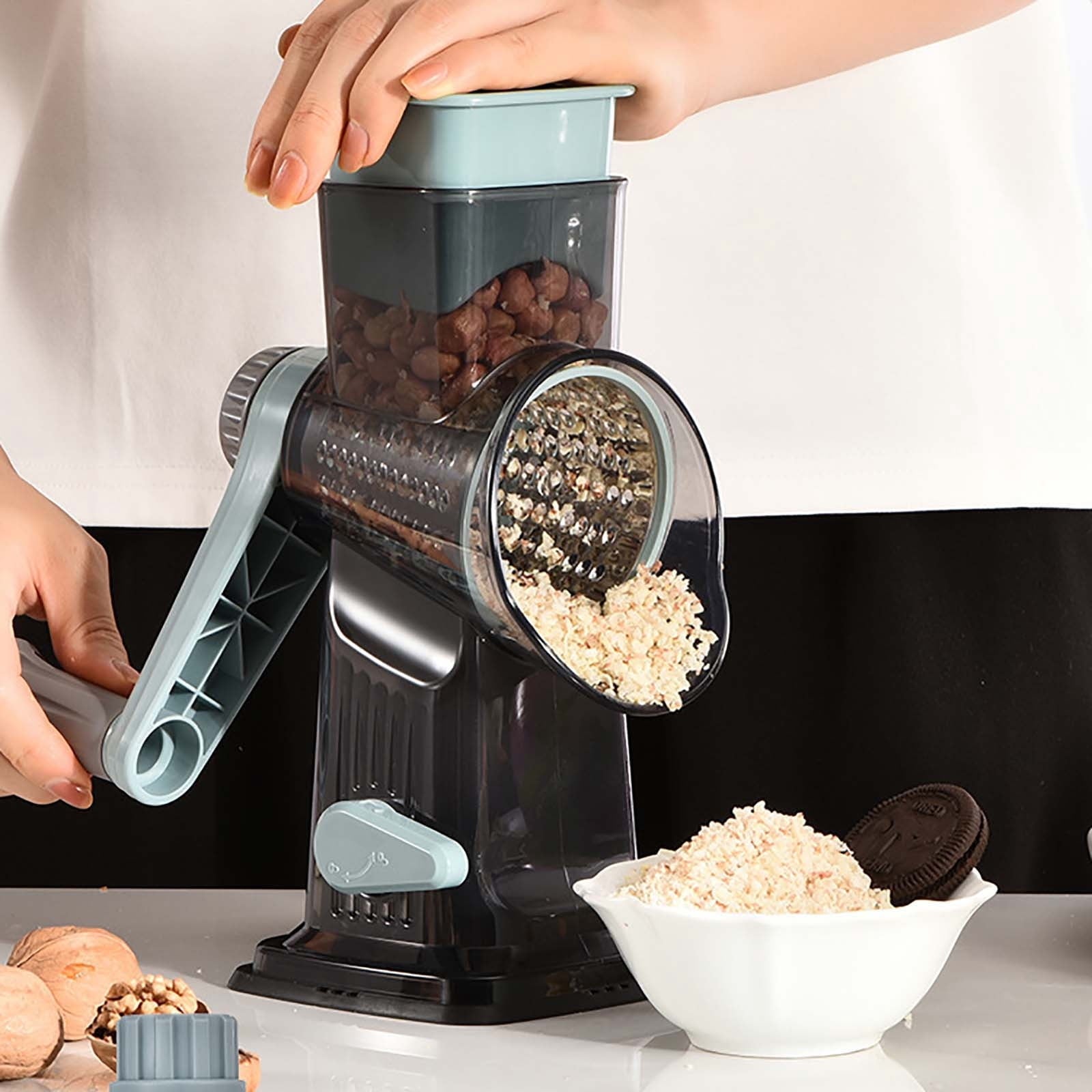 1 Pcs Multifunctional Hand Crank Vegetable Cutter Kitchen Gadget for Slicing Dicing Efficient Food Prep Essential Hom... - Image 4