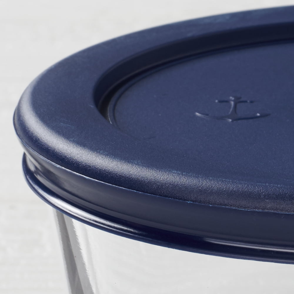 Anchor Hocking Glass Food Storage Containers with Lids, 2 Cup Round, Set of 3 - Image 6