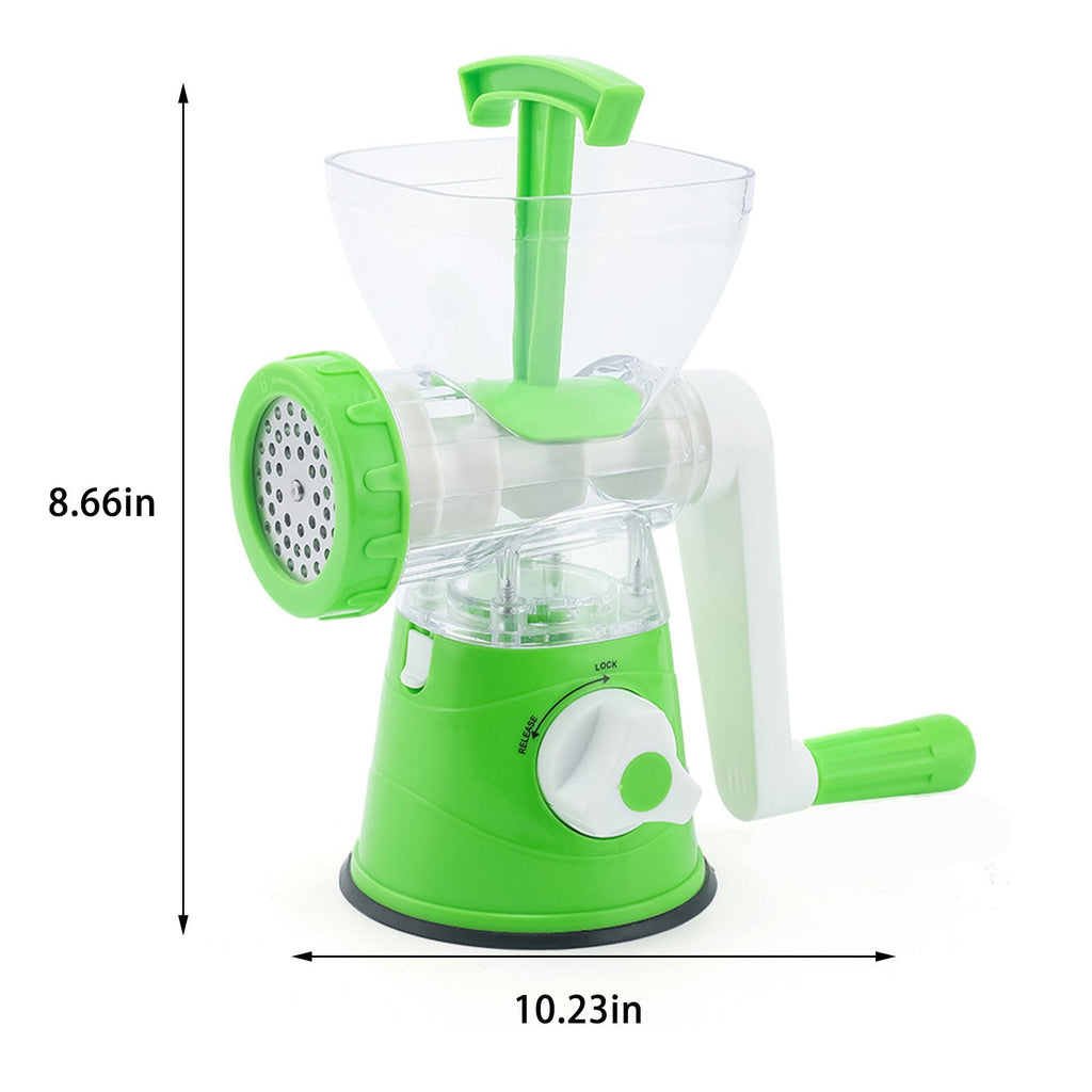 Manual Meat Grinder and Mincer | 3-in-1 Hand Crank Sausage Stuffer with Stainless Steel Blades | Kitchen Tool for Gri... - Image 3