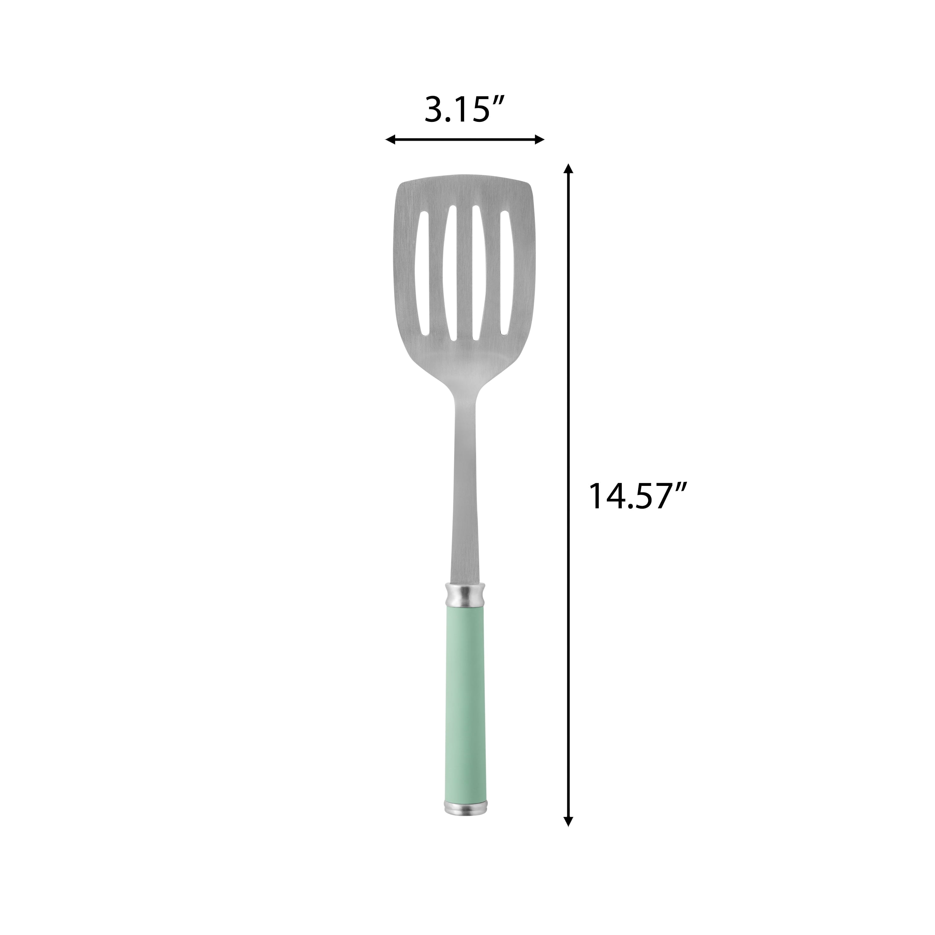Stainless Steel Slotted Turner - Image 6