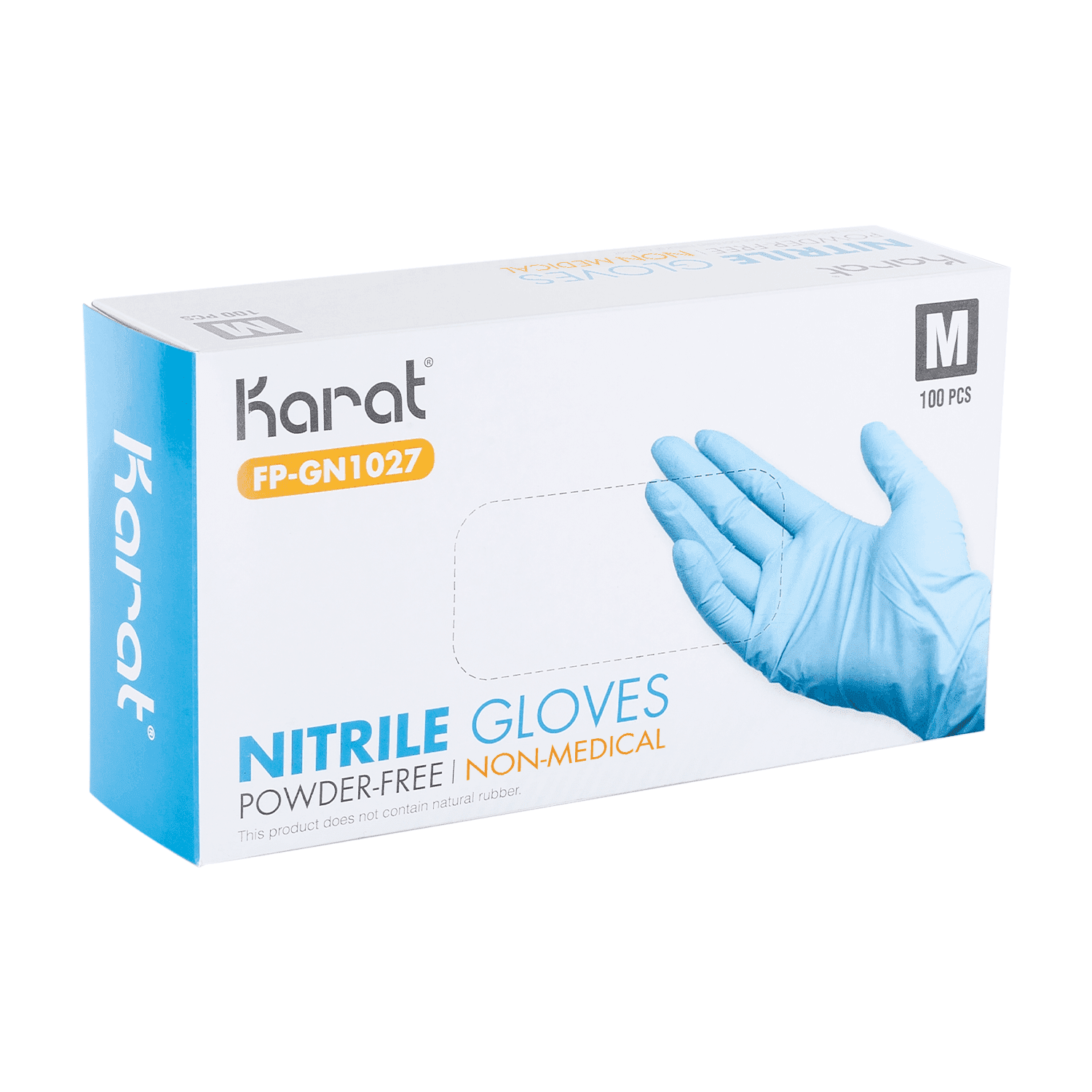 Nitrile Powder - Free Gloves for cleaning, food preparation, Blue, Medium 1,000/ box - Image 4