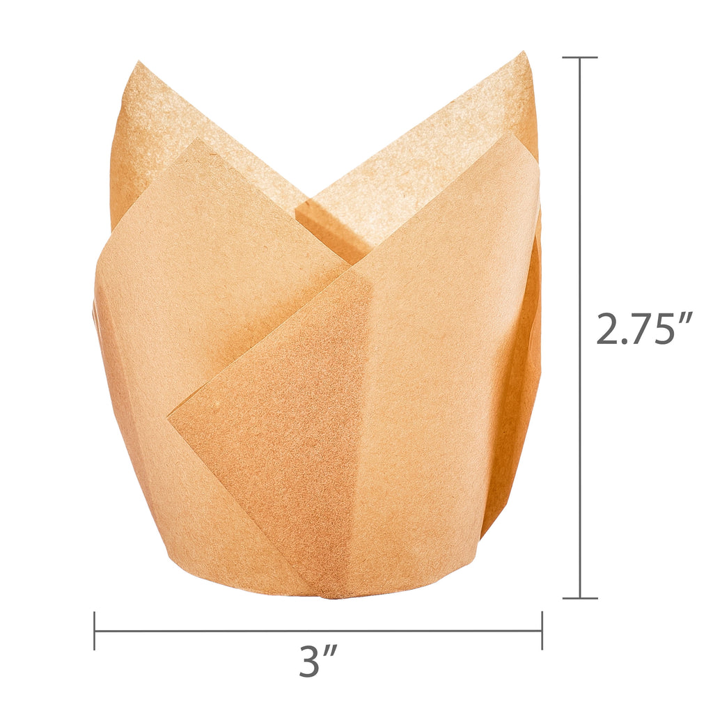 Kraft Tulip Baking Cups, 24 Pieces - Image 5