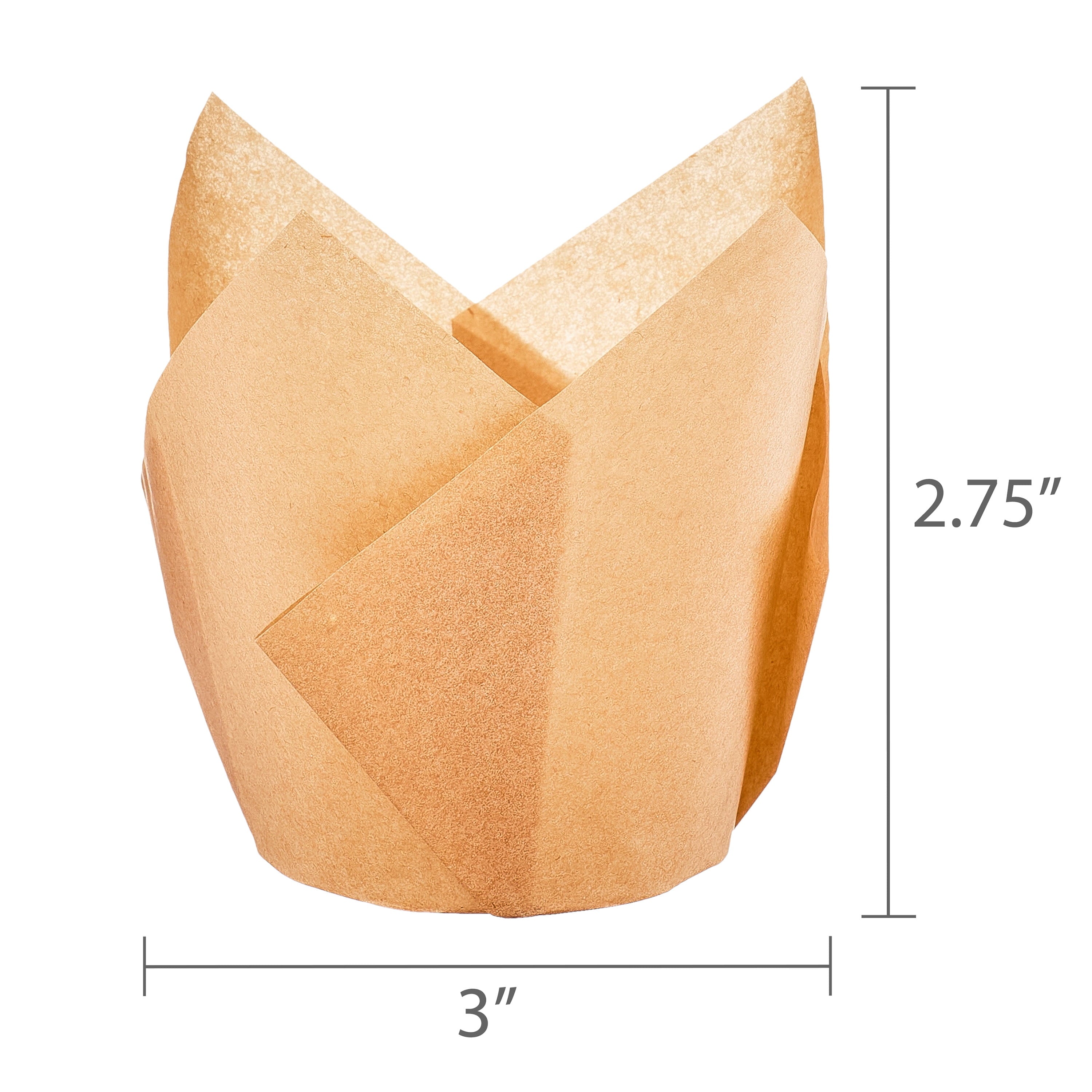 Kraft Tulip Baking Cups, 24 Pieces - Image 5