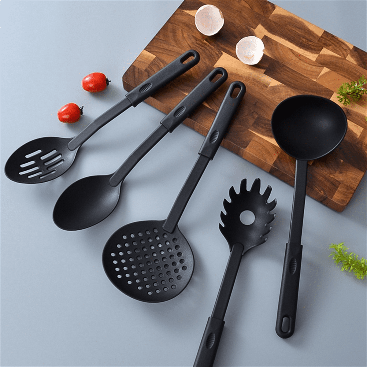 Kitchen Utensils Set of 17 Pcs, Nylon Non-Stick Cooking Utensils Set,Kitchen Gadgets Tools for Cook( Free) - Image 6