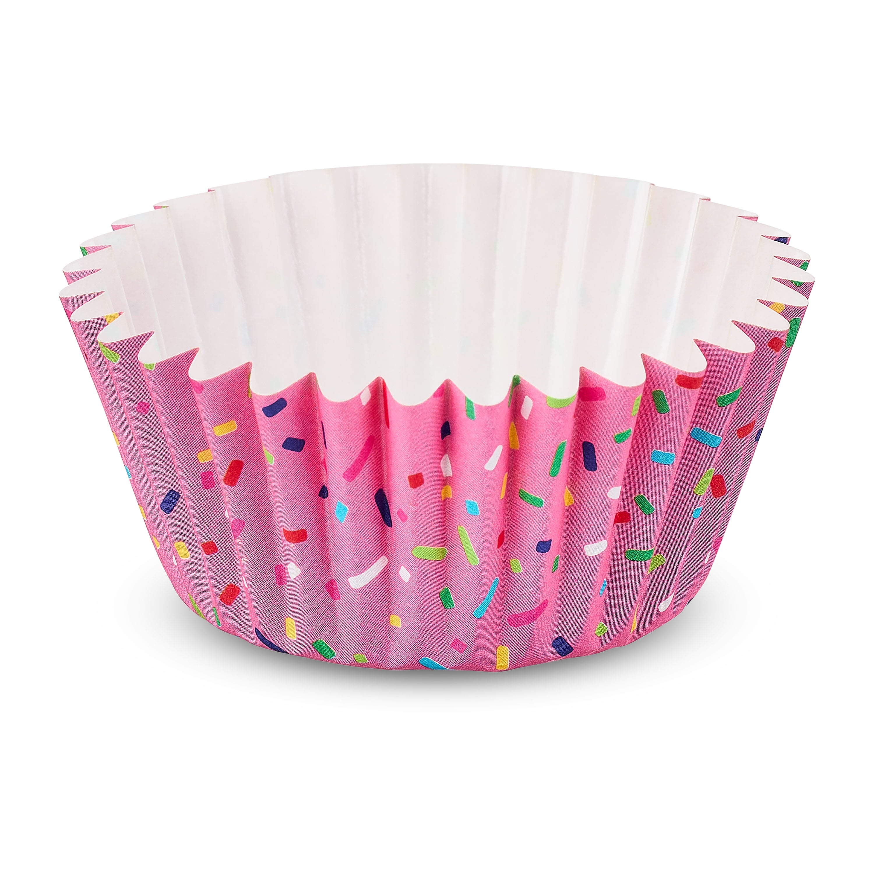 Pink Sprinkles Greaseproof Cupcake Liners, 24 Count - Image 3
