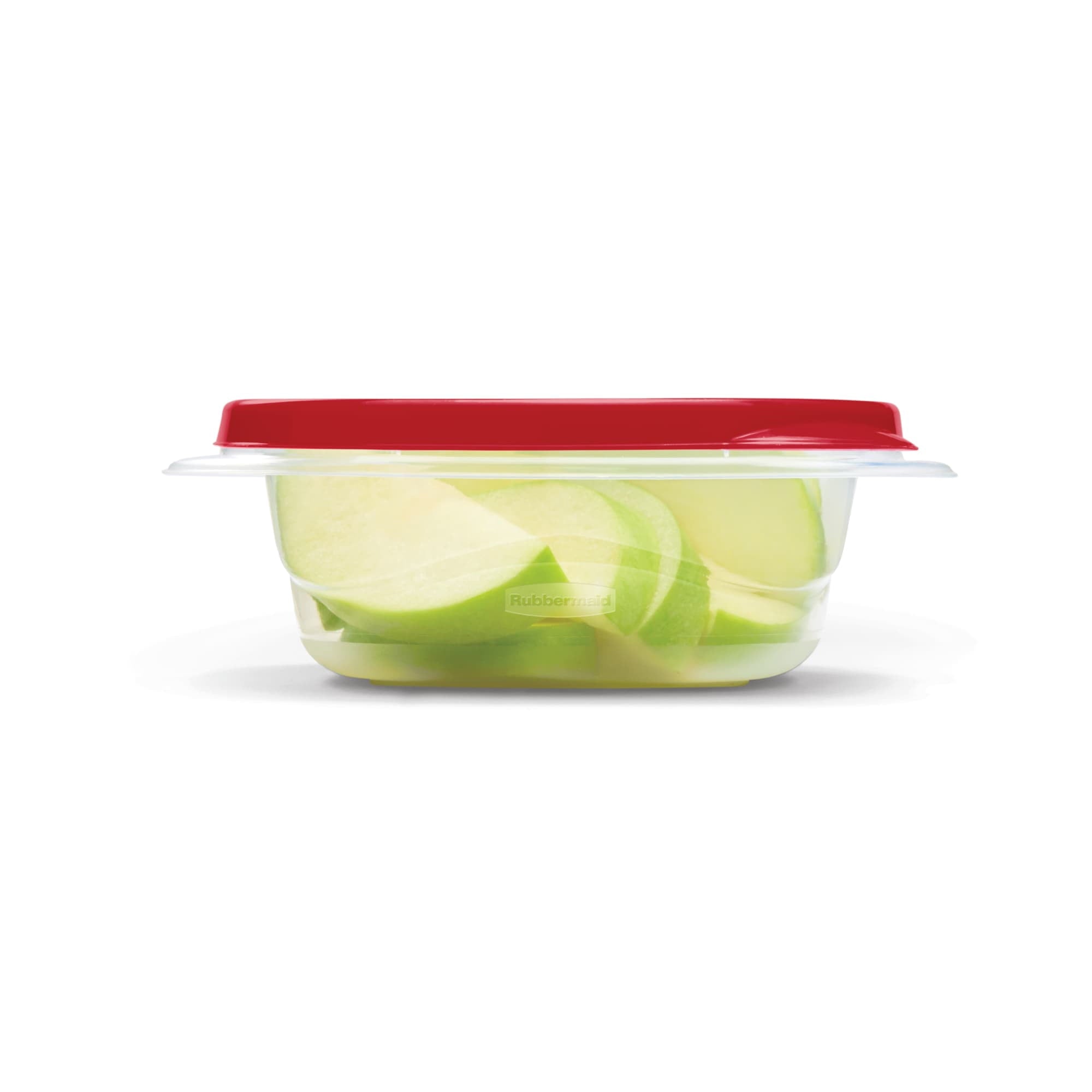TakeAlongs 1.26-Cup Small Square Food Storage Containers, Ruby Red, 5 pack - Image 3