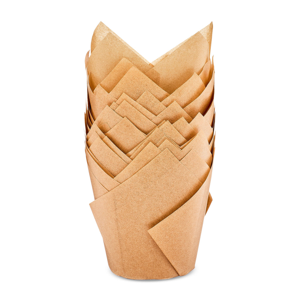 Kraft Tulip Baking Cups, 24 Pieces - Image 3