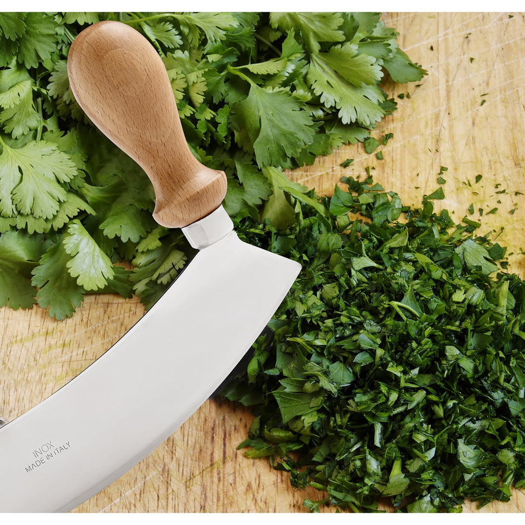 Chopper Knife, 9.5-Inch Stainless Steel Blade, For Fast Chopping, Mincing, Everyday Meal Prep, And Entertaining - Image 3