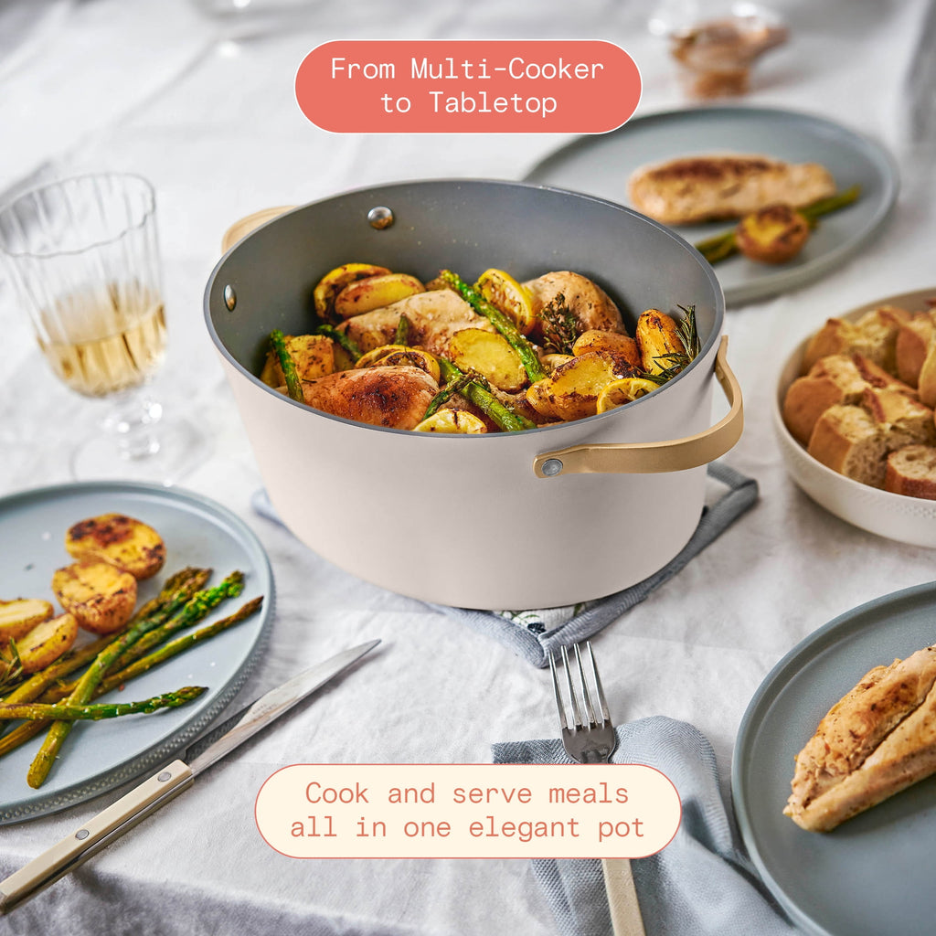 10 in 1, 6 Qt Electric Multi-Cooker, Porcini Taupe - Image 3