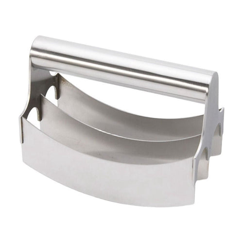 1 Pack Stainless Steel Rocking Chopper, Kitchen Tool for Cutting Herbs, Vegetables, and Food Prep